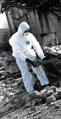 Combinezon gluga 1500-WH Plus 111, alb, Ansell